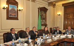 Cairo University President Continues Council Meetings, Determines Education Process, Examination Development Plans