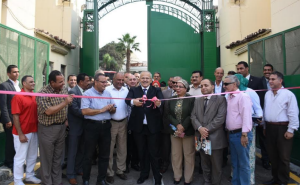 Elkhosht Inaugurates First Stage of Hostel Renewals at Cairo University Accompanied with Members of Cairo University Senate