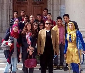 Cairo University Hosts 20 Outstanding Students of Secondary Giza Schools to Visit its Landmarks
