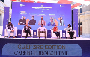 رسائل ملهمة وتمكين حقيقي.. اليوم الثاني لملتقى التوظيف بجامعة القاهرة يناقش النجاح من بوابة التحديات