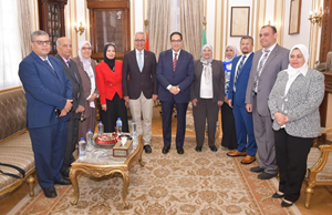 تجديد الاعتماد المؤسسى والاعتماد البرامجى لكلية الطب البيطرى بجامعة القاهرة من الهيئة القومية لضمان جودة التعليم والاعتماد.‎