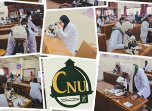 انعقاد الامتحان العملي لمقرر الهستولوجي ببرنامج الطب البيطري بجامعة القاهرة الأهلية بالمعامل المتخصصة‎