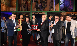 Cairo University President and Minister of Culture Witness Theatrical Performance the Forty Rules of Love at Cairo University Stage