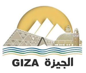 جامعة القاهرة والمتحف المصري الكبير ضمن شعار محافظة الجيزة تجسيدا لرمزية الإرث الحضاري والعلمي.‎
