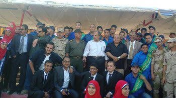 Abu-Steit is Leading A Delegation of 100 Students to Visit New Suez Canal Project