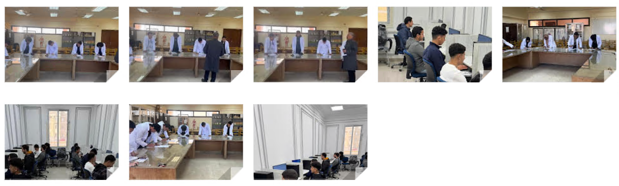 انطلاق امتحانات العملي لطلاب برنامج العلاج الطبيعي بجامعة القاهرة الأهلية.‎