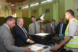 Cairo University President Inspects Campus Preparations for New Academic Year 2017/2018 Reception