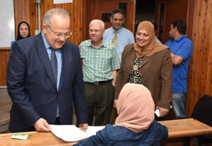 Cairo University President Makes New Tour in Final Exams and Assures their Discipline at Faculties