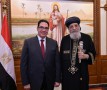 رئيس جامعة القاهرة يزور قداسة البابا تواضروس الثاني مهنئًا بعيد القيامة المجيد، ويؤكد: مصر نموذج فريد في التلاحم الوطني