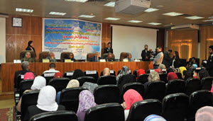 Professor Gaber Nassar Honors the Participants from the University Faculties in Anti-Harassment Activity