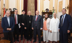 Elkhosht Receives Vatican Ambassador in Cairo, States Importance of Interreligious and Intercultural Dialog in Combating Terrorism