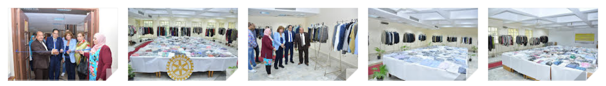 افتتاح معرض ملابس خيري لطلاب جامعة القاهرة بالتعاون مع مؤسسات المجتمع المدني‎