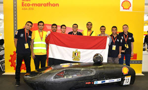 A Team From Faculty of Engineering Students Wins the Fourth Place in a Global Competition for Eco-Friendly Cars