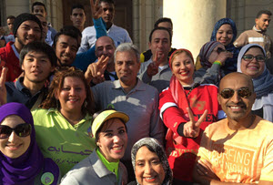 Cairo University President Leads Marathon for Countering Harassment, Violence against Women