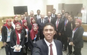 Cairo University President Holds Dialog Session with University Students Participating in World Youth Forum at Sharm El Sheikh