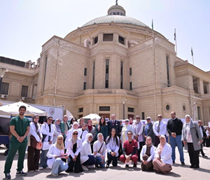 جامعة القاهرة تنظم حملة توعوية لصحة الفم والأسنان داخل الحرم الجامعي بالتزامن مع اليوم العالمي لصحة الفم‎