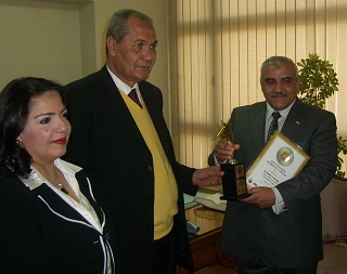 A Professor of Cairo University Wins Award of the Best Information Technology Professor in Africa in 2012